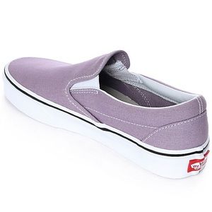 purple slide on vans